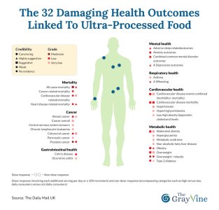 The 32 damaging health outcomes linked to ultra-processed food.jpg The 32 damaging health outcomes linked to ultra-processed food.jpg